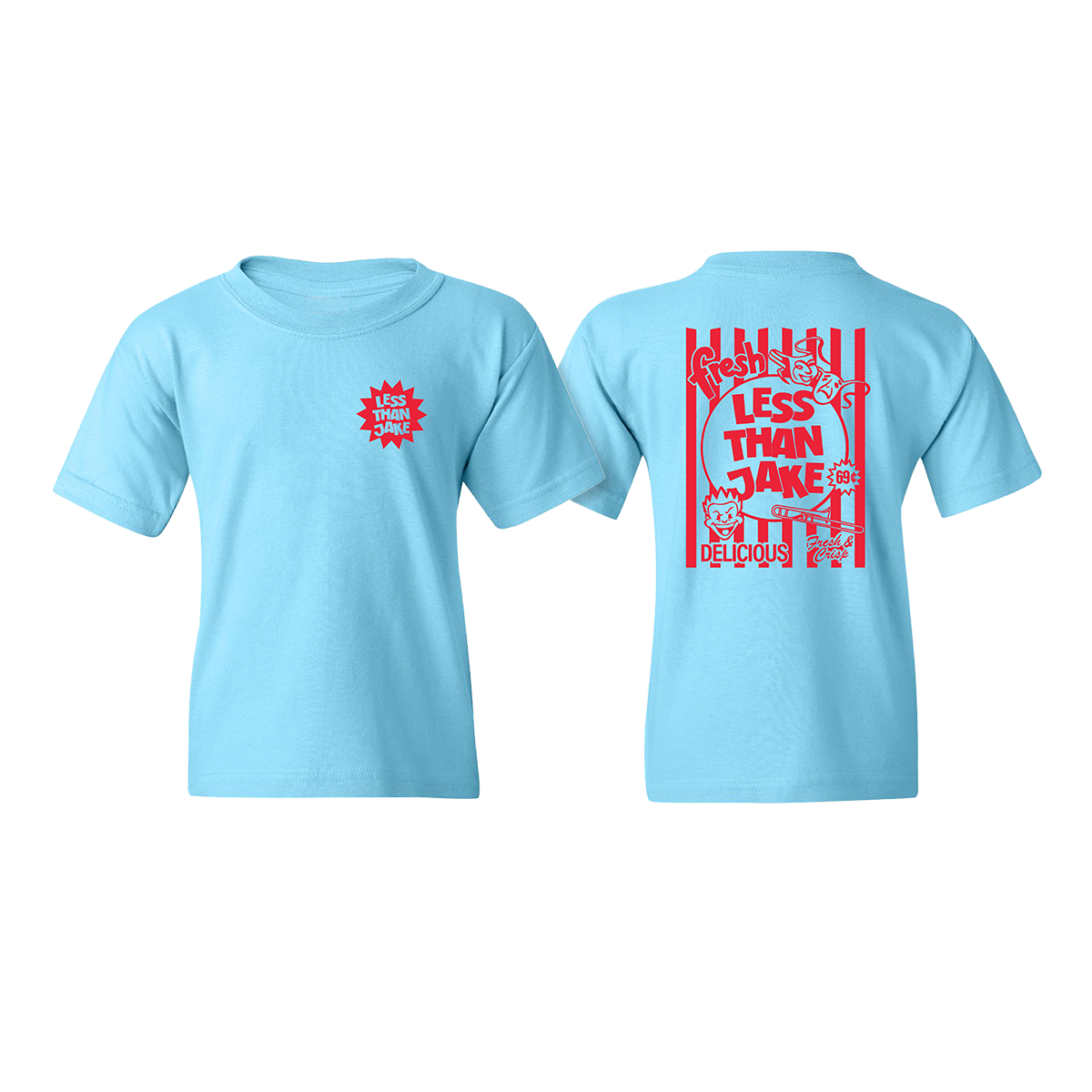 ポ*ー様 MASU Popcorn Shirtsサイズ46 Less Than Jake - Youth Popcorn Shirt – Less Than Jake Merch