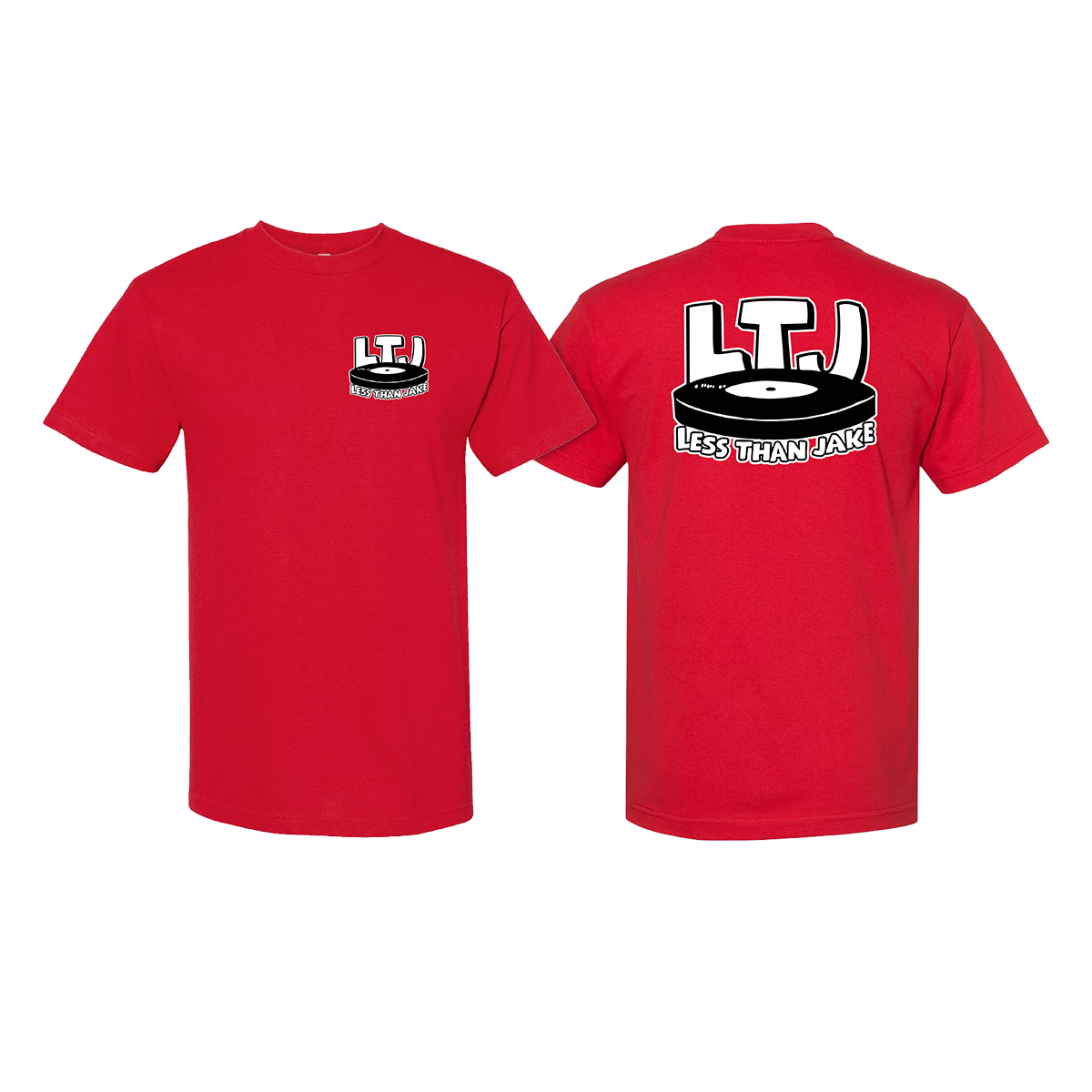 Less Than Jake - Non-Fat Red T-shirt – Less Than Jake Merch