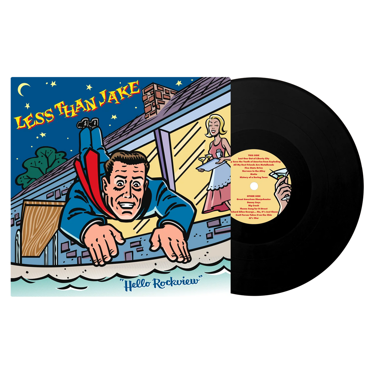 Less Than Jake - Hello Rockview Standard Black Vinyl – Less Than Less Than Jake - Hello Rockview Standard Black Vinyl – Less Than