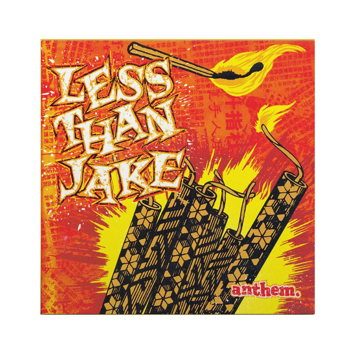 Less Than Jake - ANTHEM LP - Firey Orange Vinyl – Less Than Jake Merch