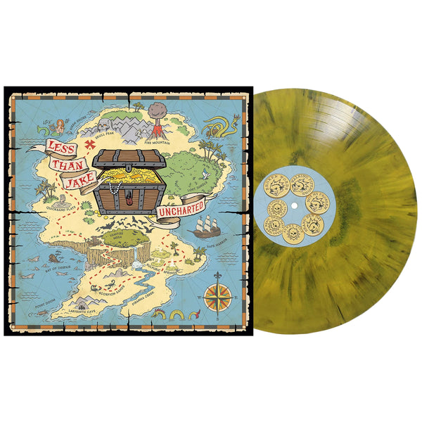 Less Than Jake - Uncharted - Yellow Marble LP