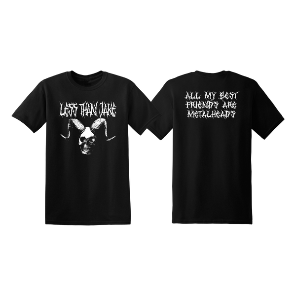 Less Than Jake Black Metalheads T-Shirt