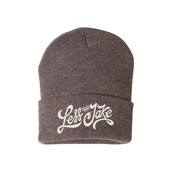 Less Than Jake - Script Heather Brown Beanie