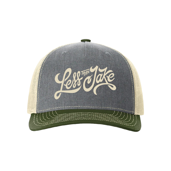 Less Than Jake - Script Logo Snapback Trucker Cap