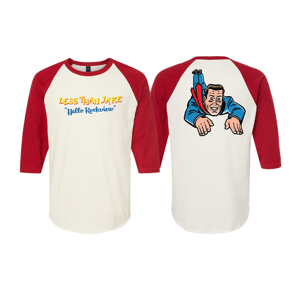 Less Than Jake - Hello Rockview Baseball Raglan