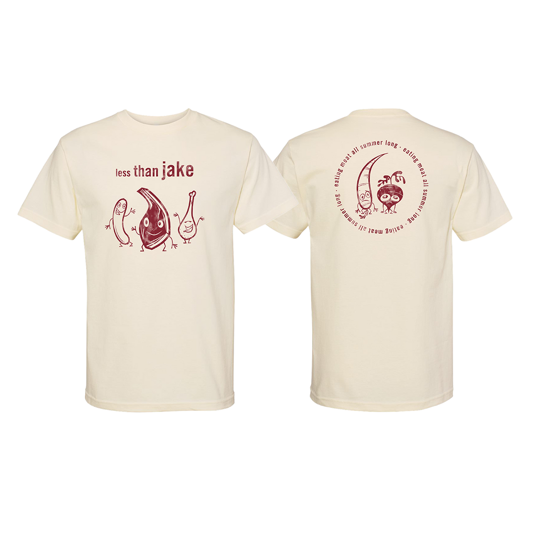 Less Than Jake - Eat Meat Vintage T-shirt – Less Than Jake Merch