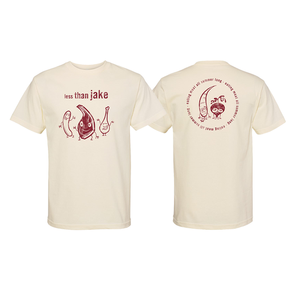 Less Than Jake - Eat Meat Vintage T-shirt – Less Than Jake Merch
