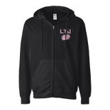 Less Than Jake Black Full Zip Pez Tattoo Hoodie
