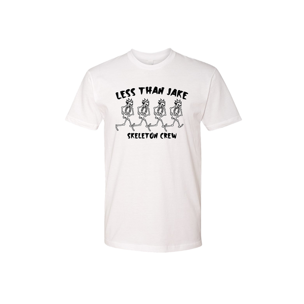 LTJ Skeleton Crew White Unisex T-Shirt – Less Than Jake Merch