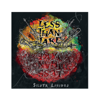 Less Than Jake - Silver Linings LP - Red In Clear W/ Neon Green & Neon Yellow Splatter Vinyl