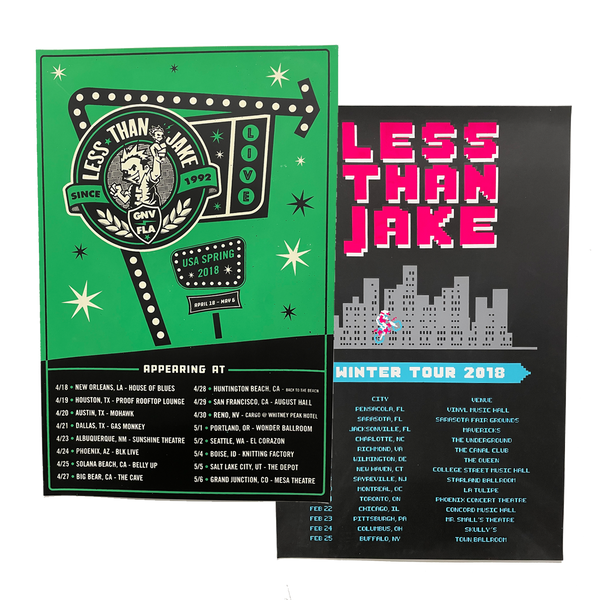 LTJ 2018 Tour Poster Pack